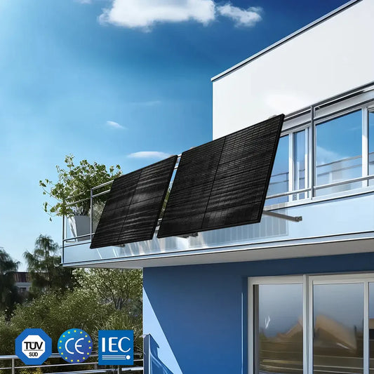 Kit solaire 850W verre bifacial - ensemble complet pour balcon